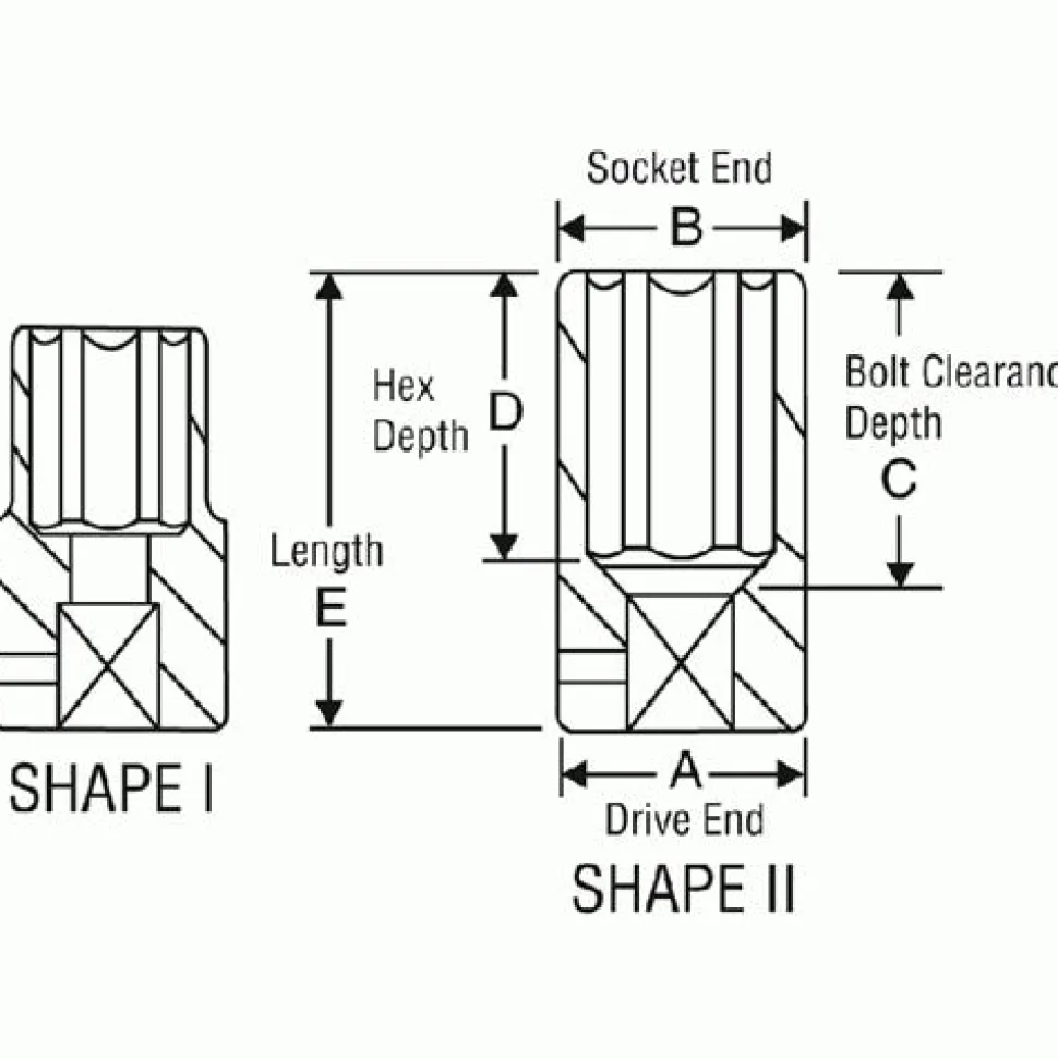 Grey Pneumatic 3/8" Drive x 7/16" Standard Length Impact 1014R