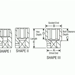 Grey Pneumatic 1/2" Drive x 7/8" Standard Length Impact 2028R