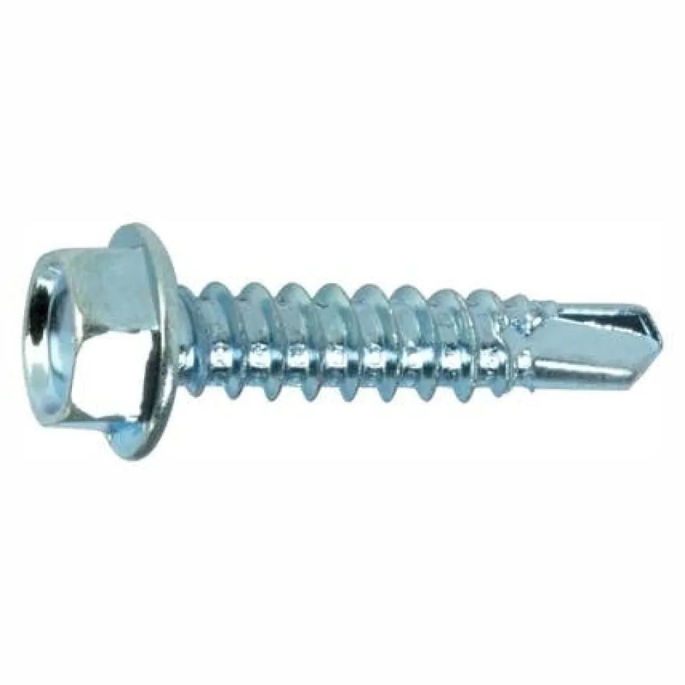 Grip Rite #10 x 1-1/2" Zinc Hex Washer Head #3 5lbs NHWD101125