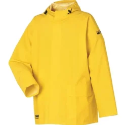 Helly Hansen Mandal Jacket Light Yellow PVC Coated Polyester Waterproof - 70129-310-OPT