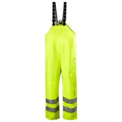 Helly Hansen Yellow Alta EN471 Bib Pants High Visibility Rainwair ANSI ISEA 107 (2010) Certified XL 70570_360-XL