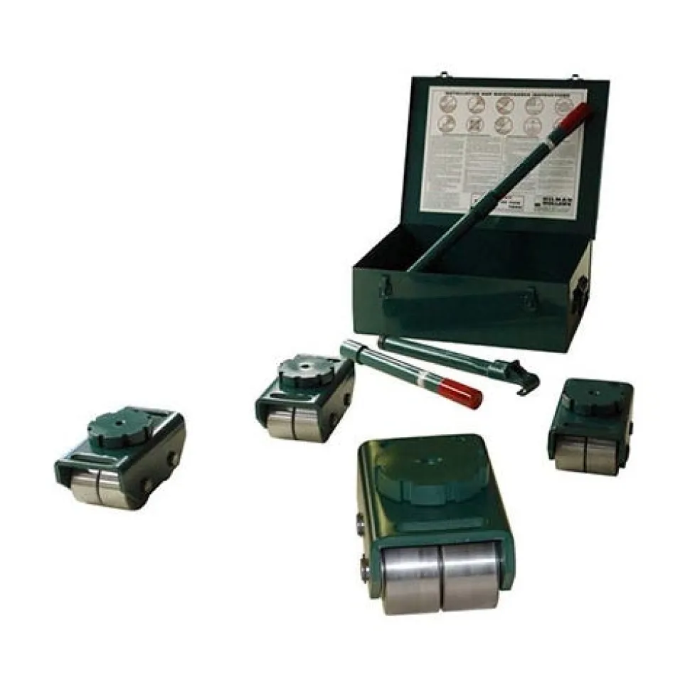 Hilman Rollers 12 Ton Bull Dolly Kit Swivel Pad Steel KBSP-12S