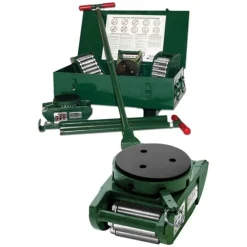 Hilman Rollers 15 Ton FT Deluxe Riggers Kit 4 Pad Swivels KRS-15-SLP