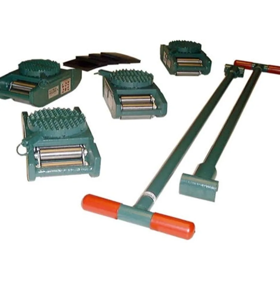 Hilman Rollers 60 Ton FT Riggers Kit 4 Diamond Swivels RS-60-SLD