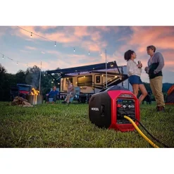 Honda Power Equipment 3,200 Watt Gas Powered 50-State Portable Inverter Generator with CO-Minder EU3200IAC2