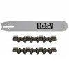 ICS 14" TWINMAX Replacement Guidebar for 680GC Concrete Chainsaw w/ (2) 14" FORCE3 Premium Diamond Chain 635697 & 584302