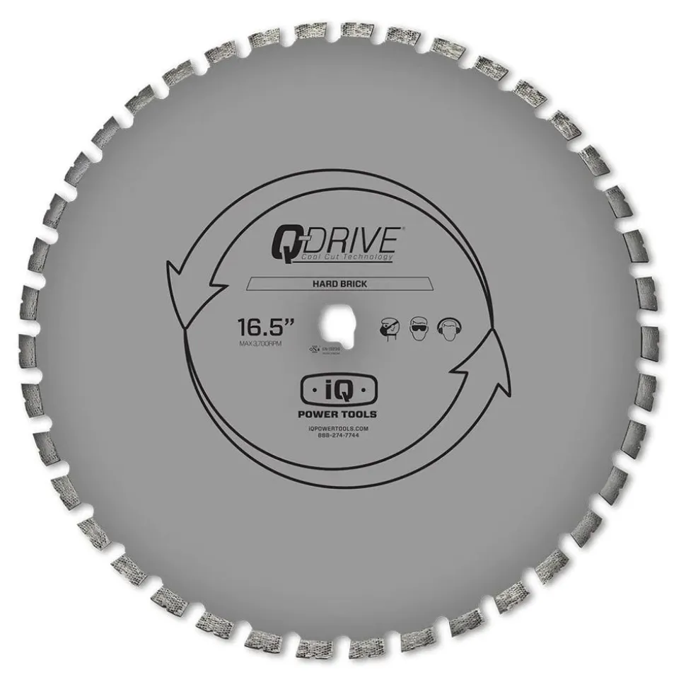 iQ 16.5" Q-Drive Arrayed Segmented Hard Brick Blade w/ Silent Core MX16-125-QD-HM1