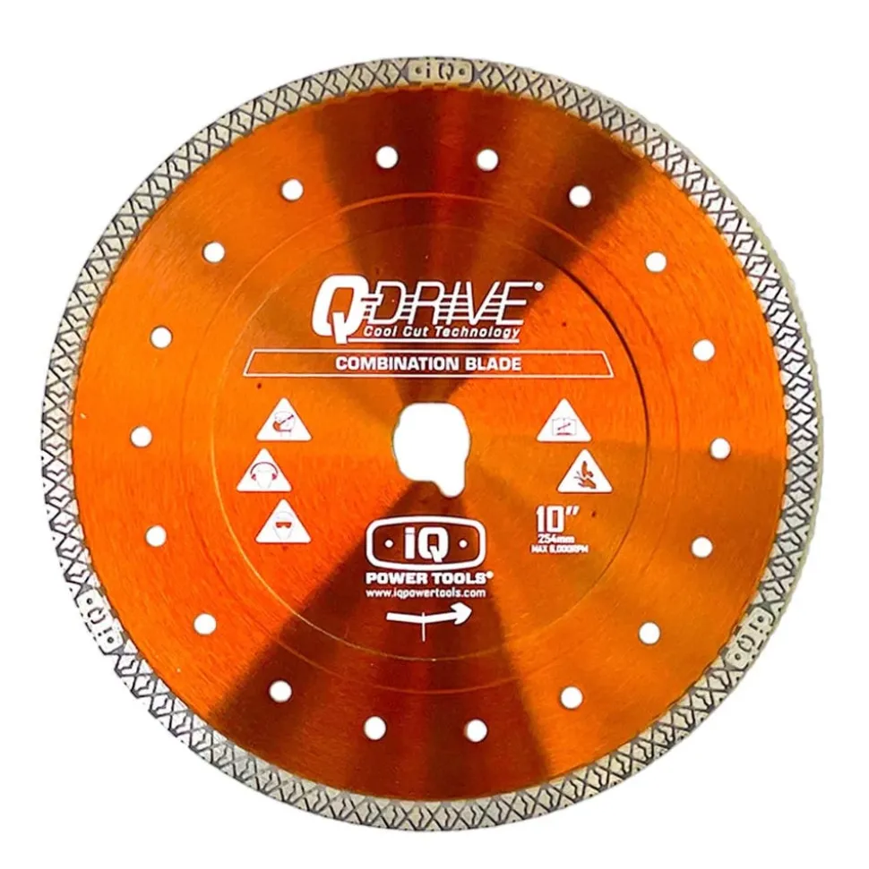 iQ 10" Q-Drive Combination Diamond Blade (for use with iQTS244) T10-060P-QD-CB