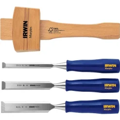 Irwin Chisel Woodwk W/Mallet 4 Piece 1788114
