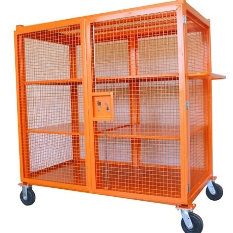 Jackson 60" x 54" Wire Cage Jobsite Storage Cart 5400