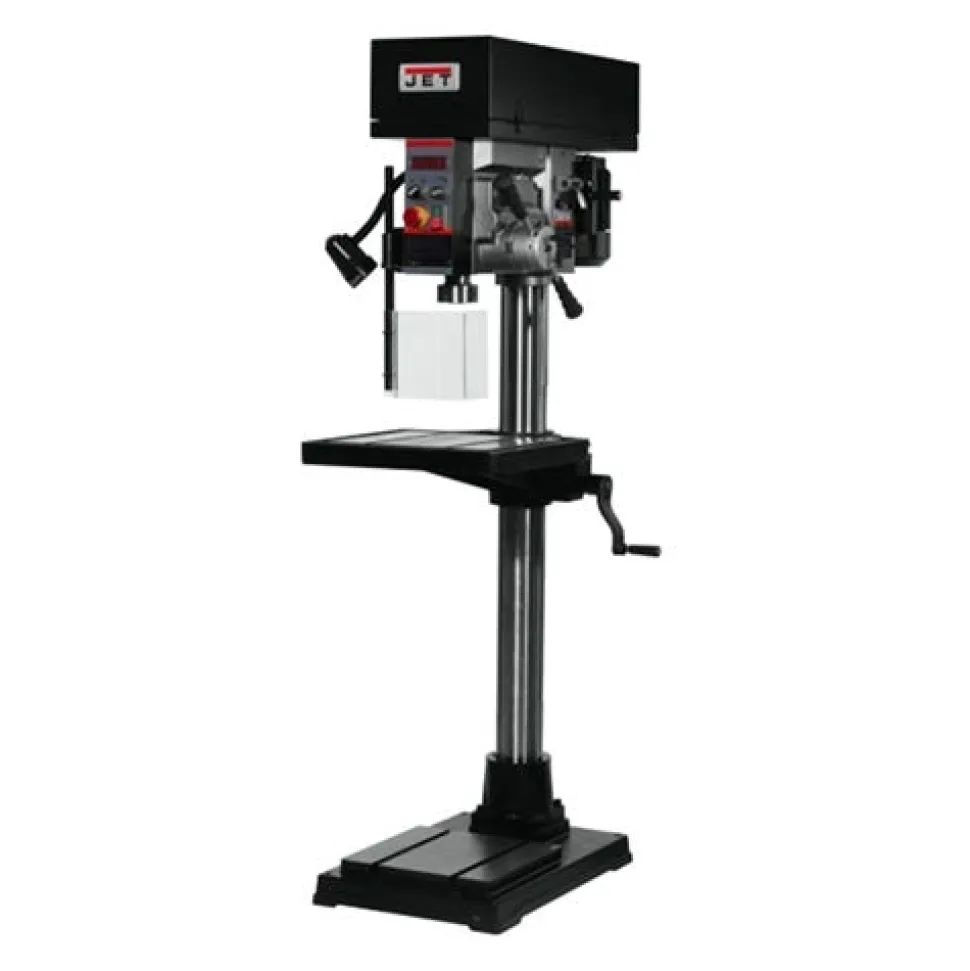 Jet JDPE-20EVSC-PDF 1-1/4" Drilling Capacity Electronic Variable Speed Drill w/ Clutch Speed Change system & Power Downfeed 354251