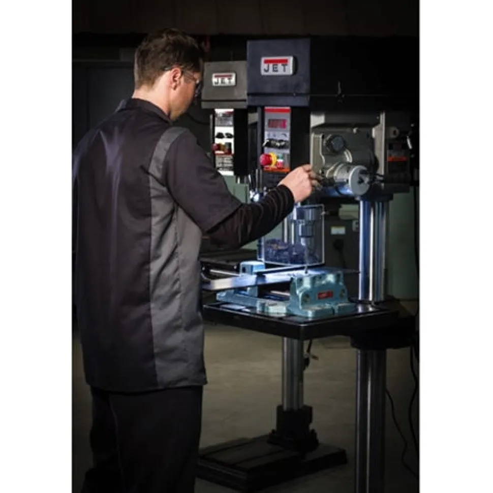 Jet JDPE-20EVSC-PDF 1-1/4" Drilling Capacity Electronic Variable Speed Drill w/ Clutch Speed Change system & Power Downfeed 354251