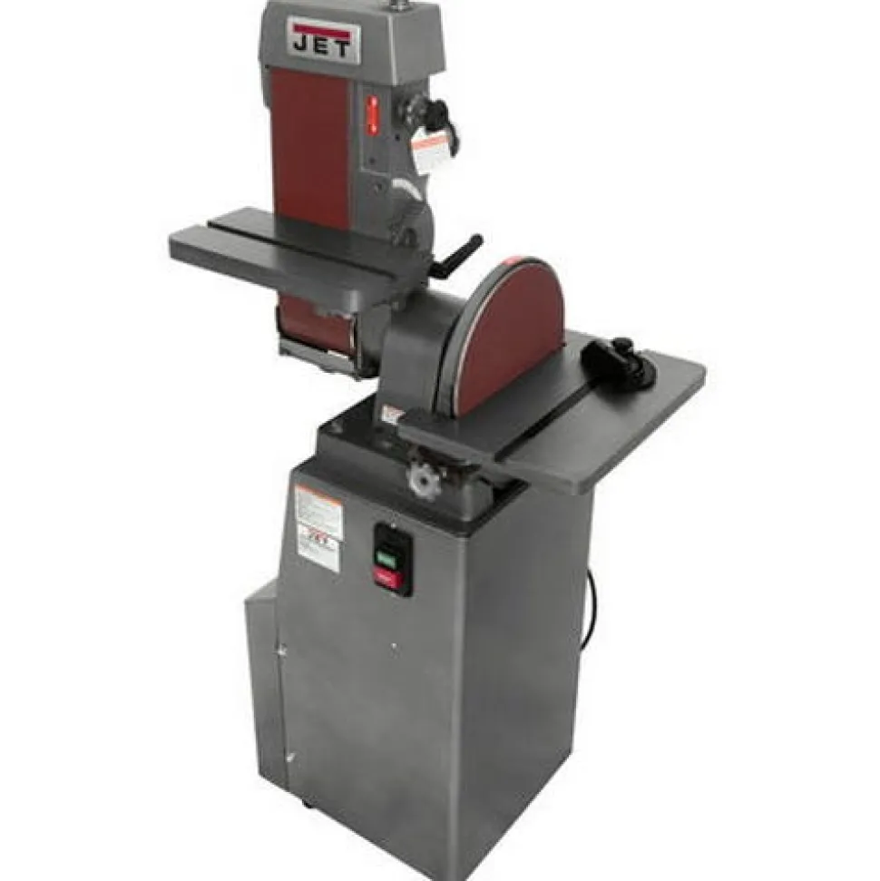 Jet Metalworking J4200-A Industrial Combination Belt and Disc Finishing Machine 414551