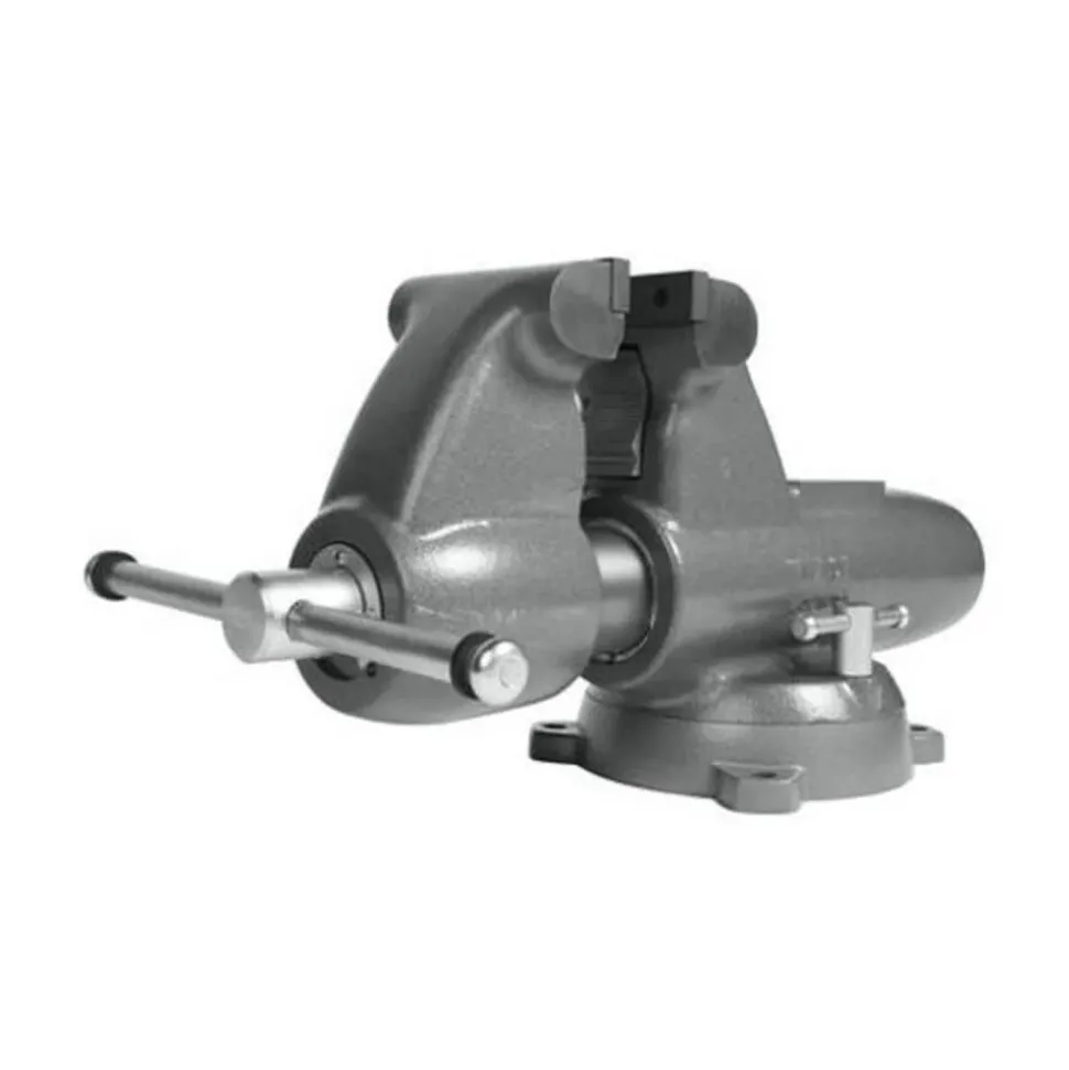 JET Tools C3, Combination Pipe And Bench 6" Jaw Round Channel Vise with Swivel Base 28828