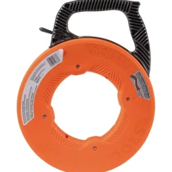 Klein 100' Multi-Groove Fiberglass Fish Tape with Nylon Tip 56383