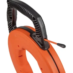 Klein 100' Multi-Groove Fiberglass Fish Tape with Nylon Tip 56383