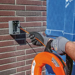 Klein 100' Multi-Groove Fiberglass Fish Tape with Nylon Tip 56383