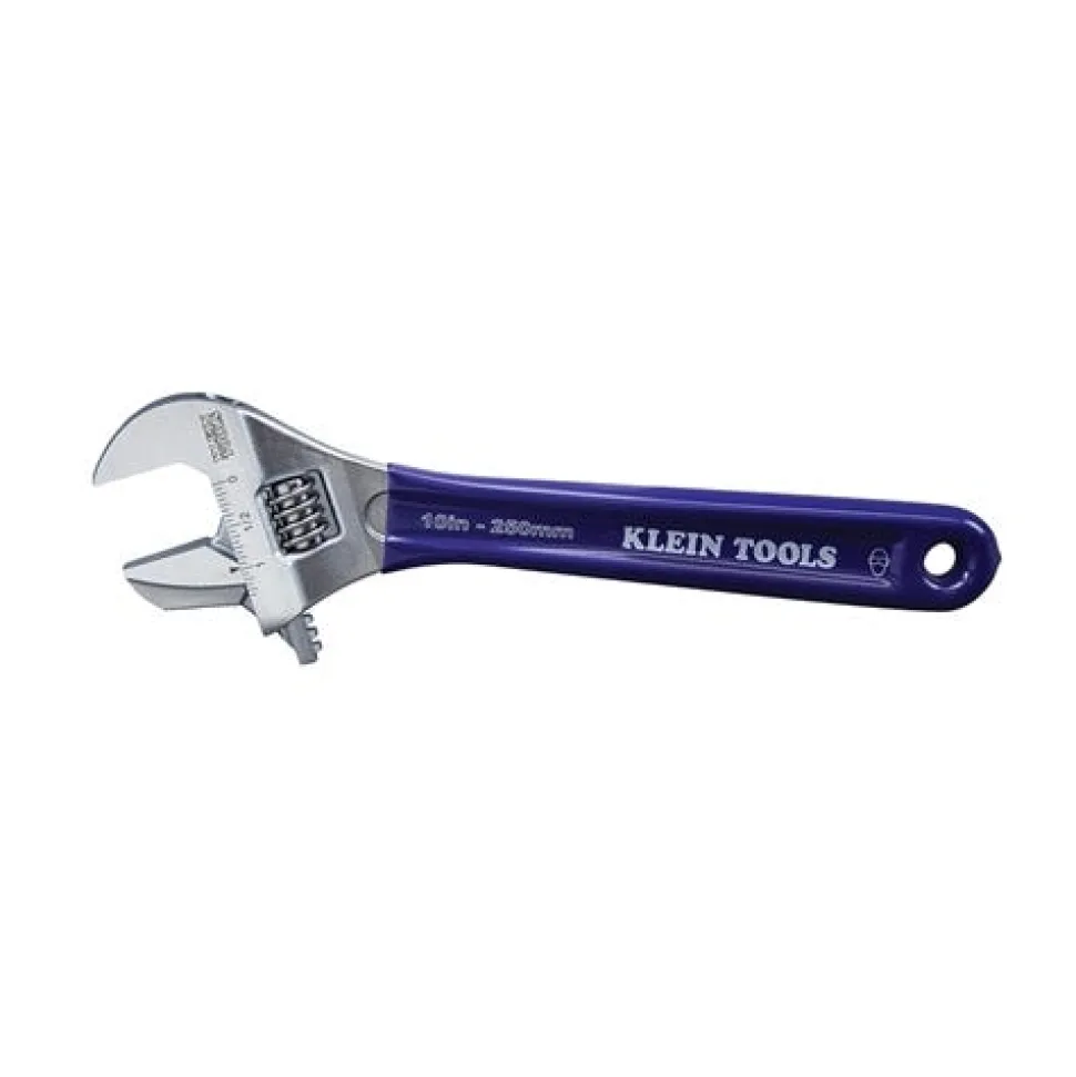 Klein 10" Reversible Jaw/Adjustable Pipe Wrench D86930