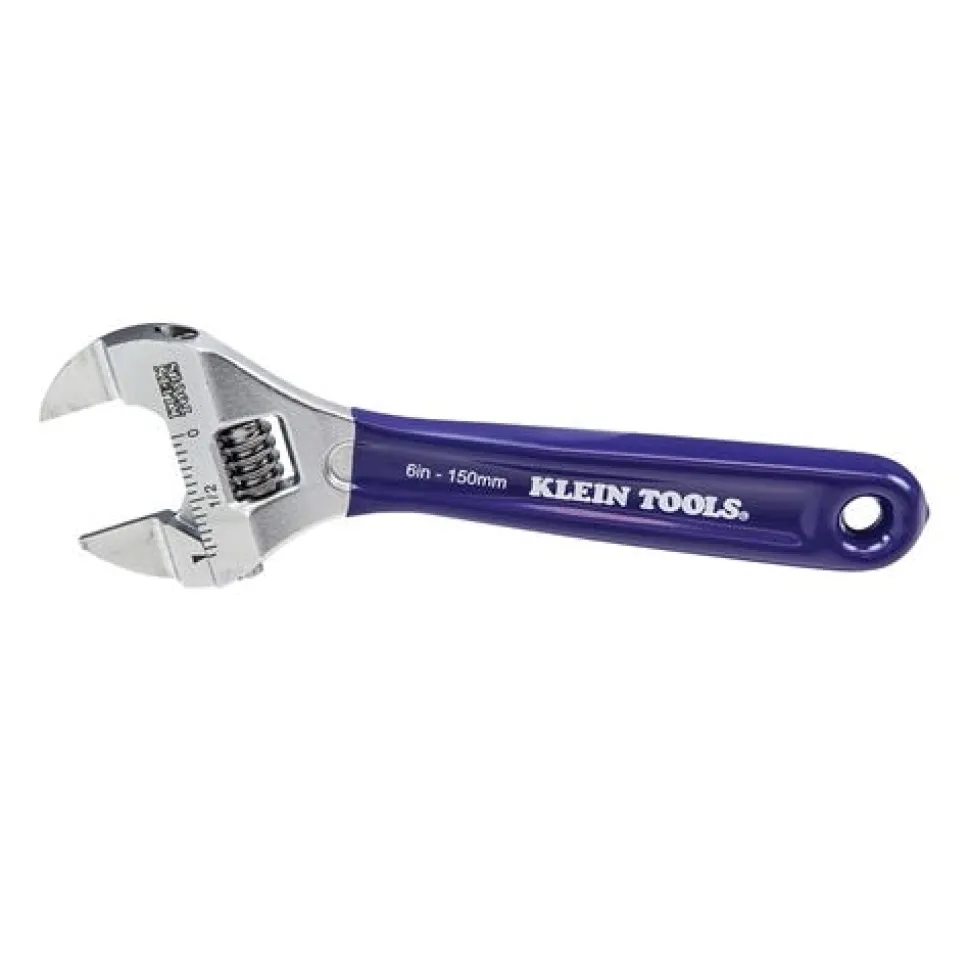 Klein 6" Slim-Jaw Adjustable Wrench D86934