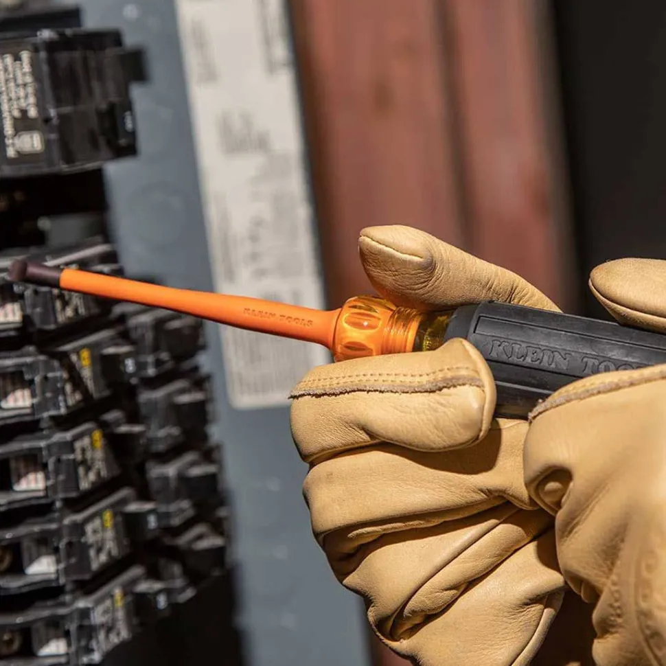 Klein #2 Square Slim-Tip 1000V Insulated Screwdriver 6944INS