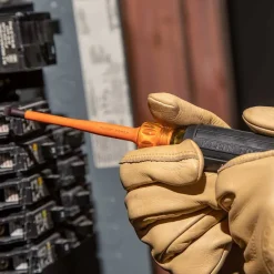 Klein #1 Square Slim-Tip 1000V Insulated Screwdriver w/ 6