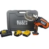 Klein Battery-Operated 12-Ton Crimper Kit BAT20-12T1651