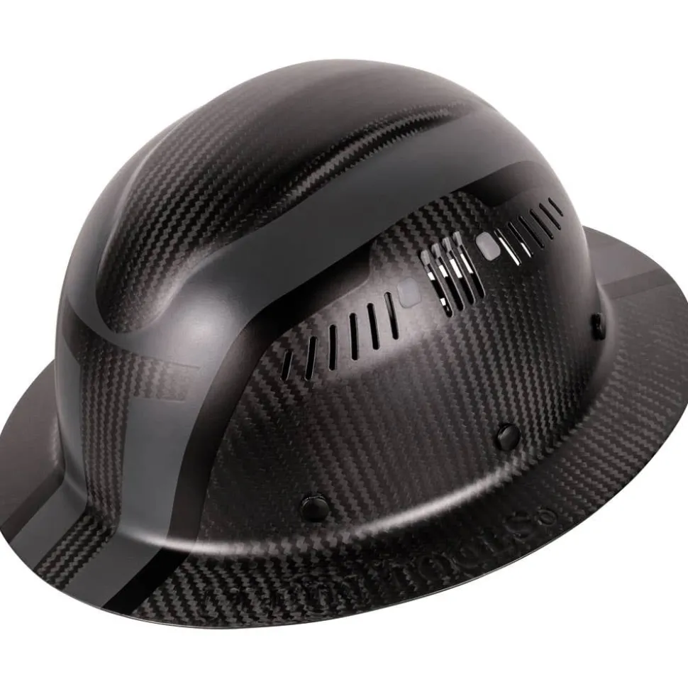 Klein Carbon Fiber Full Brim Hard Hat, Spartan 60513