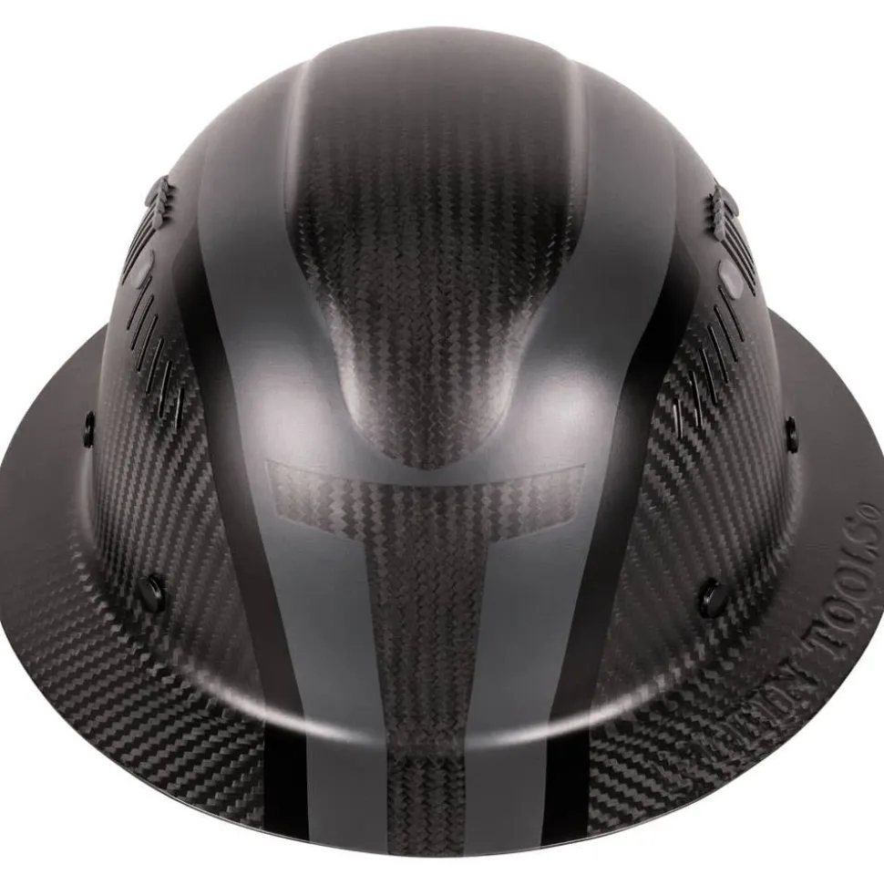 Klein Carbon Fiber Full Brim Hard Hat, Spartan 60513