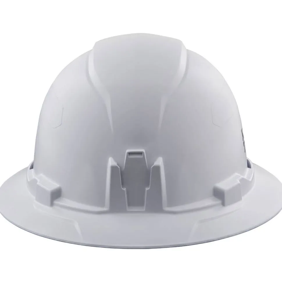 Klein Class E Type 1 Hard Hat, Non-Vented Full Brim Style - White 60400