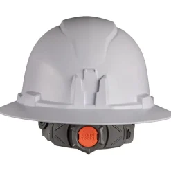 Klein Class E Type 1 Hard Hat, Non-Vented Full Brim Style - White 60400
