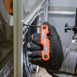 Klein Compact Folding Hex Key Set, SAE and Metric 70542