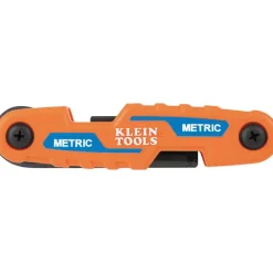 Klein Compact Folding Hex Key Set, 25-Key, SAE, Metric, TORX Sizes, 3-Piece 70543