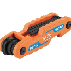 Klein Compact Folding Hex Key Set, 25-Key, SAE, Metric, TORX Sizes, 3-Piece 70543