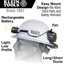Klein Cooling Fan for Hard Hat and Safety Helmet 60155