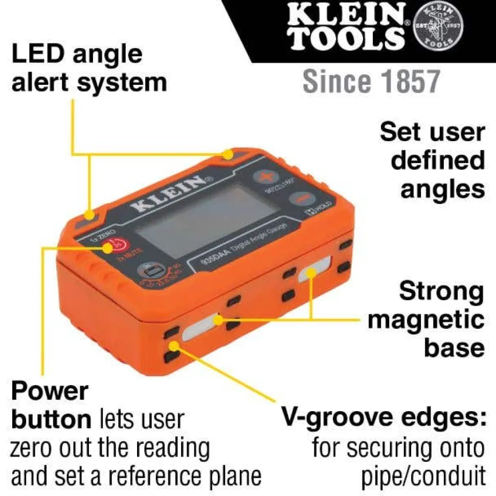 Klein Digital Angle Gauge w/ Angle Alert 935DAA