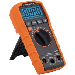 Klein Digital Multimeter, TRMS Auto-Ranging, 600V, Temp MM420