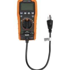 Klein Digital Multi-Tester, Multimeter w/ Receptacle Tester ET270