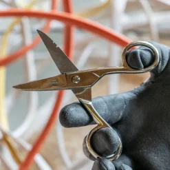 Klein Electrician's Scissors, Nickel Plated 21007