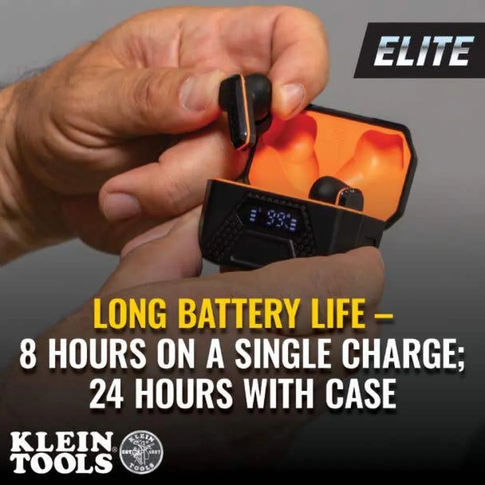 Klein ELITE Bluetooth Jobsite Earbuds AESEB2