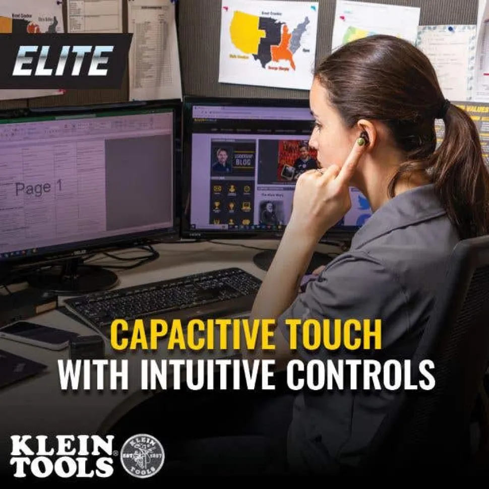 Klein ELITE Bluetooth Jobsite Earbuds AESEB2