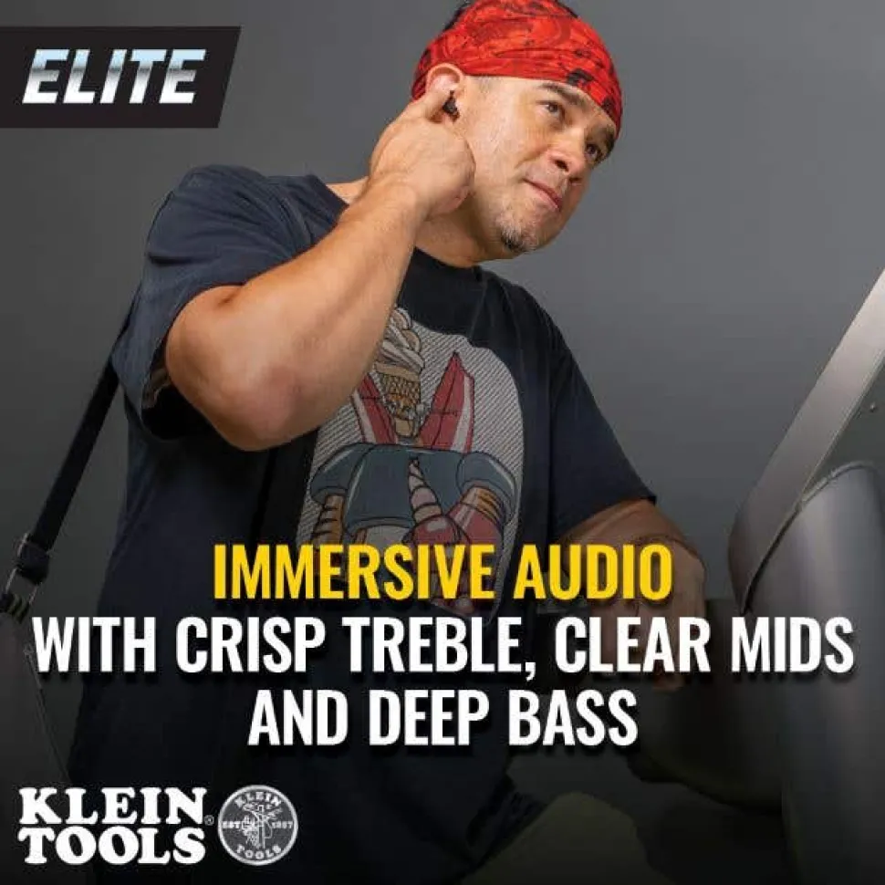 Klein ELITE Bluetooth Jobsite Earbuds AESEB2