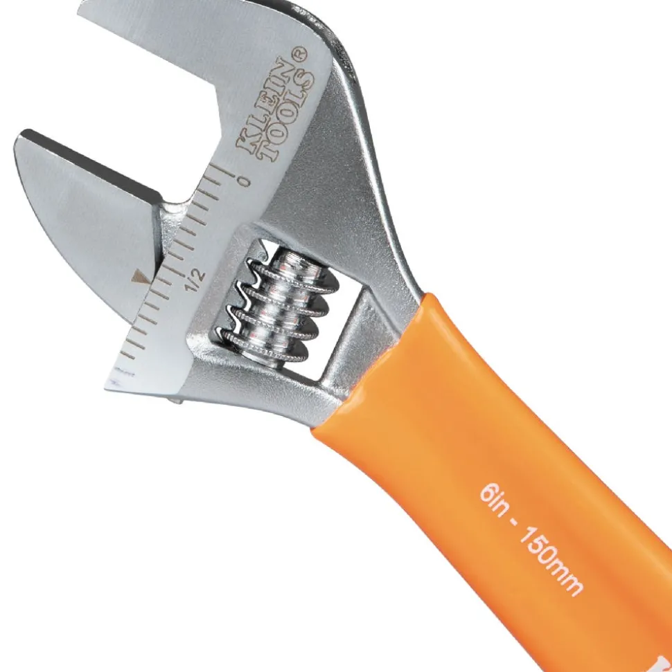 Klein Extra-Capacity Adjustable Wrenches, 2-Piece D5072