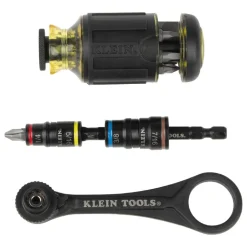Klein Flip Socket, Mini Ratchet & Multi-Bit Driver Set, 3-Piece 85515HD