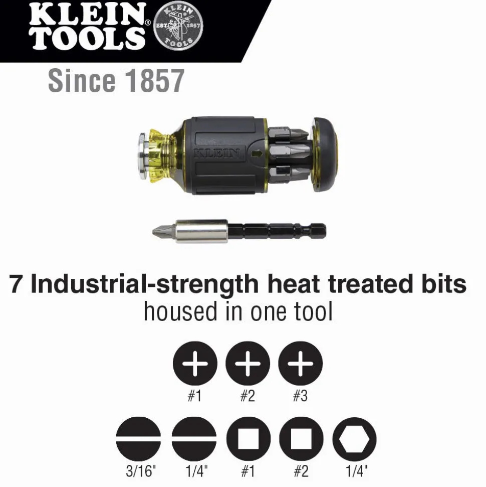 Klein Flip Socket, Mini Ratchet & Multi-Bit Driver Set, 3-Piece 85515HD