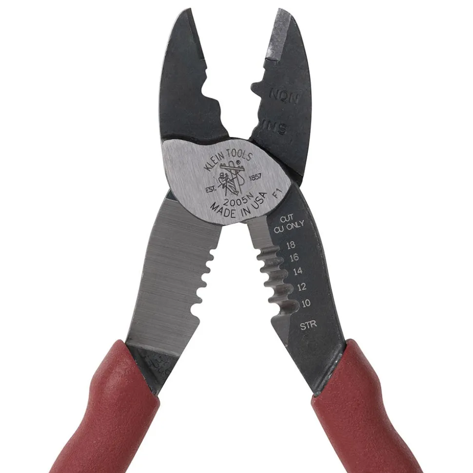 Klein Forged Steel Wire Crimper, Cutter, Stripper 2005N