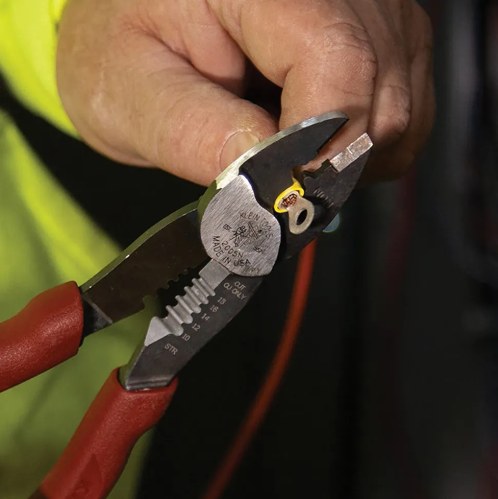 Klein Forged Steel Wire Crimper, Cutter, Stripper 2005N