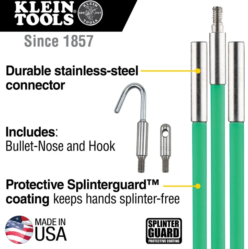 Klein Hi-Flex Glow Rod, 15-Foot 50159