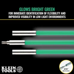 Klein Hi-Flex Glow Rod, 15-Foot 50159