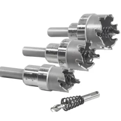 Klein Hole Cutter Kit, Carbide Hole Cutter, 4-Piece 31872