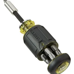 Klein 8-in-1 Multi-Bit Adjustable Length Stubby Screwdriver 32308